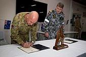 Change of Australian military command in the Middle East