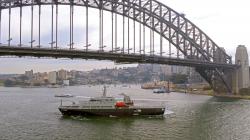 Australian Navy MATV arrives in home port of Sydney, Australia