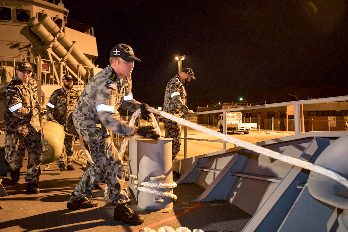 ADF ASSISTS IN RECOVERY OF INJURED SOLO YACHTSMAN
