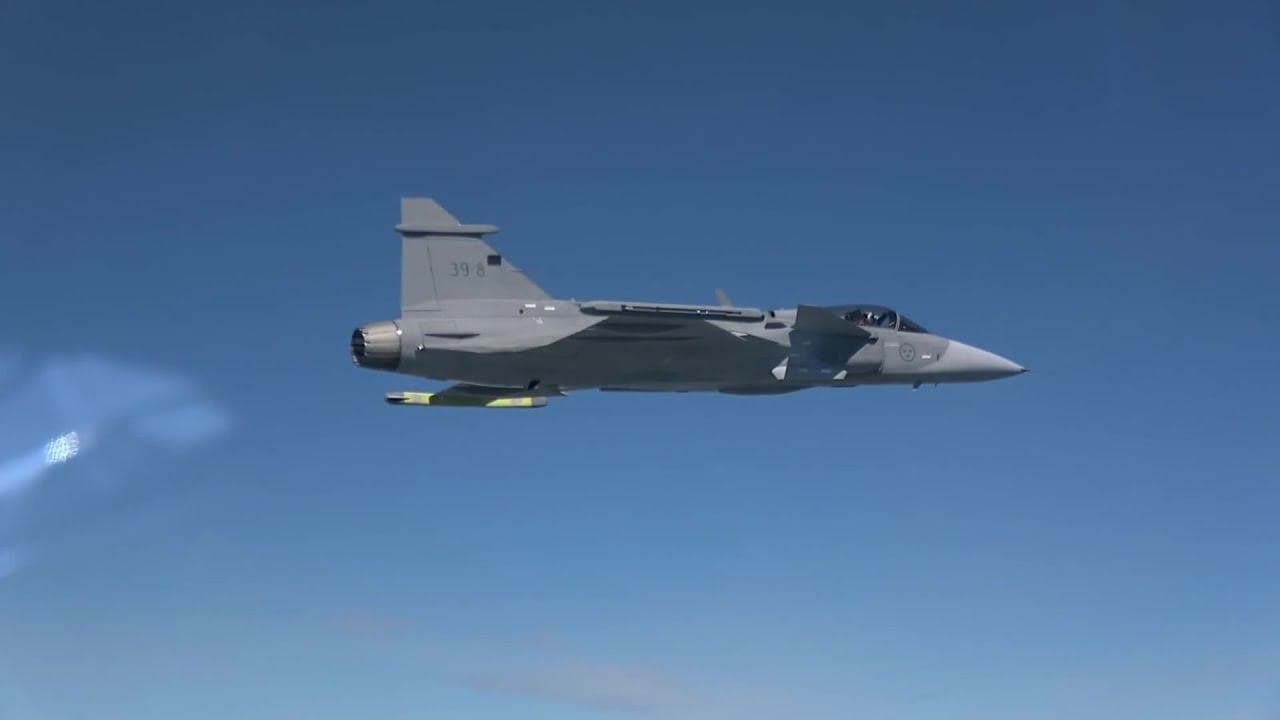 First Missile Firing by Gripen E