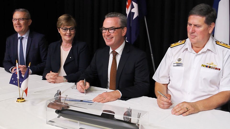 Naval Group signs the Submarine Design Contract for Australia’s Attack class submarines