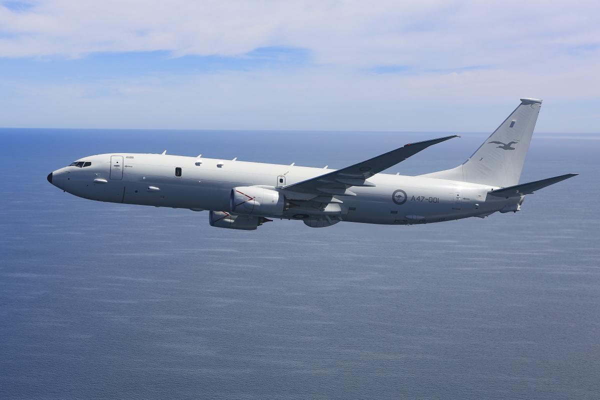 RAAF RECEIVES LATEST P-8A POSEIDON AIRCRAFT