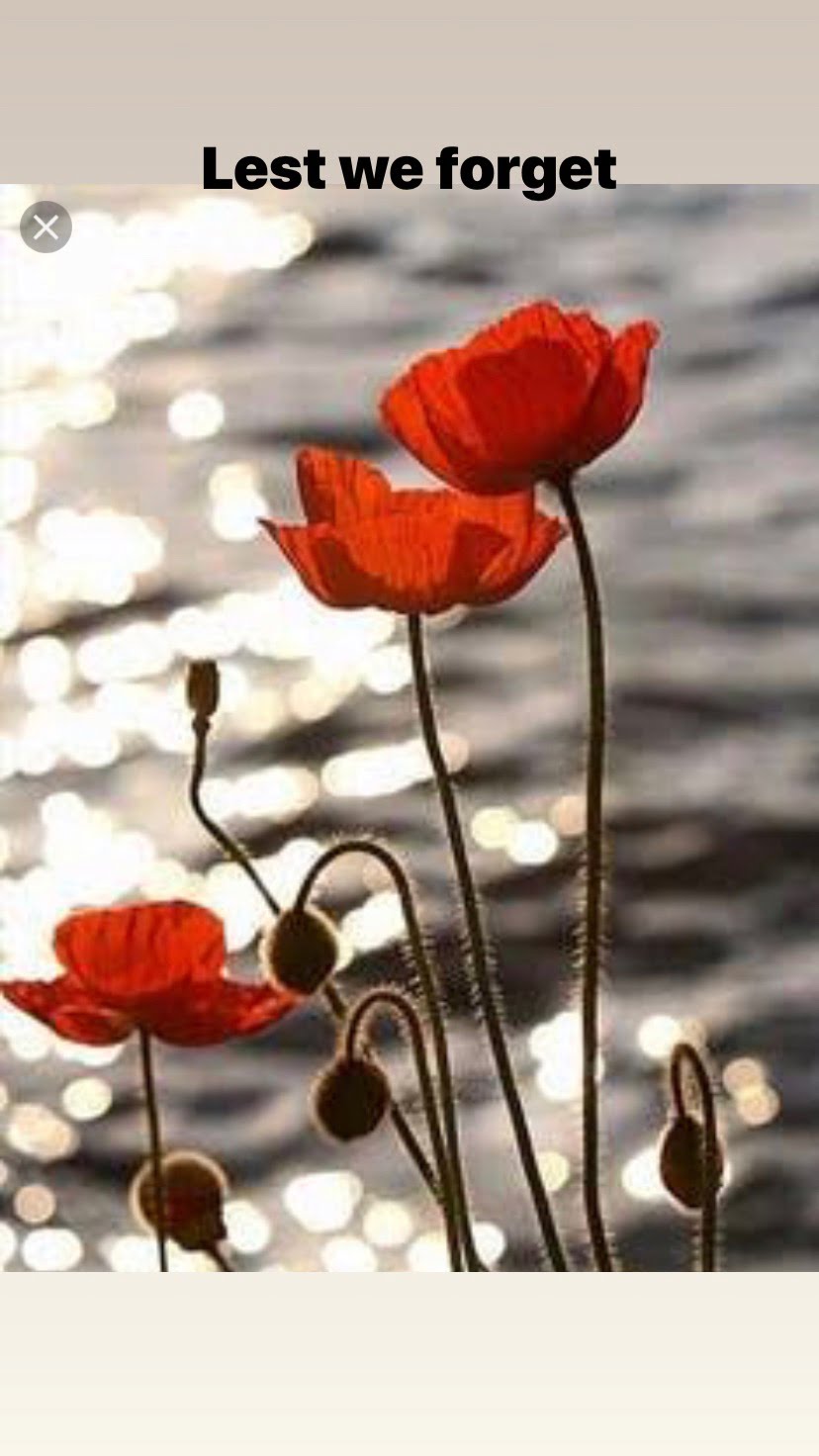 Lest we Forget. Anzac Day 2019