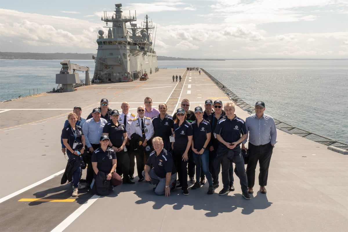 EMPLOYERS GET A TASTE OF RESERVE LIFE IN THE NAVY