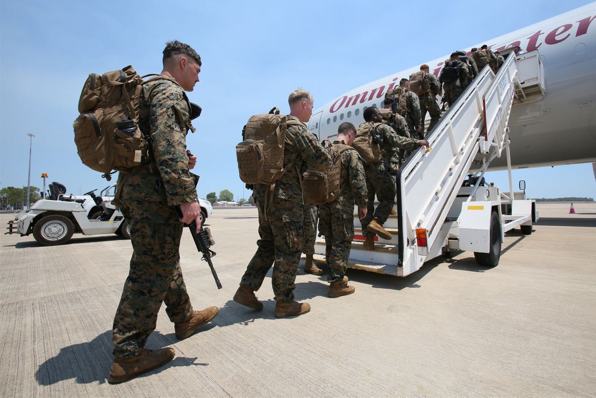 US Marines head home after six months down under