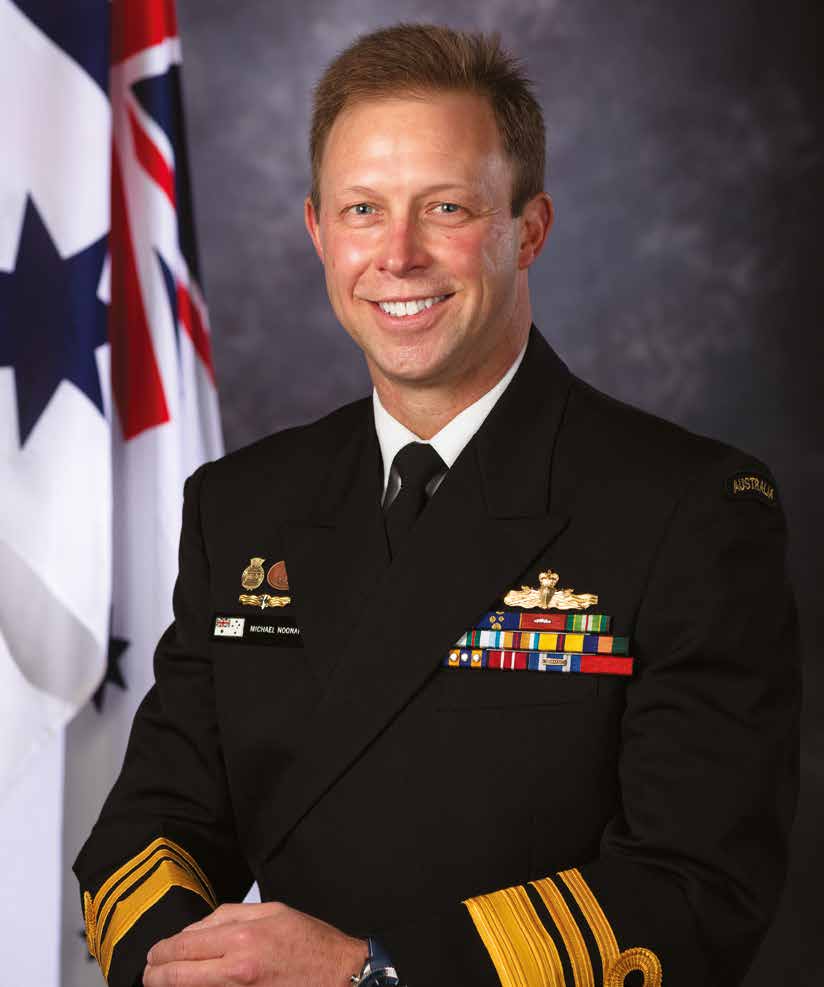 Chief of Navy, Vice Admiral Michael Noonan speaks to APDR