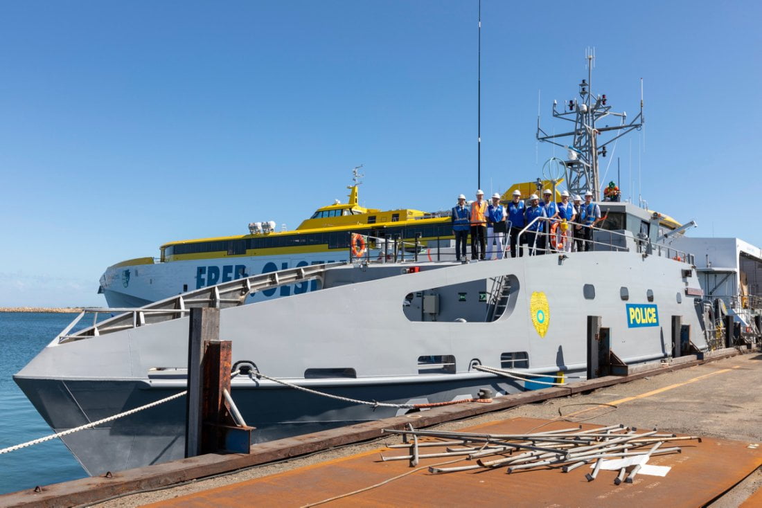 Australia hands over Guardian-class patrol boat to Fiji