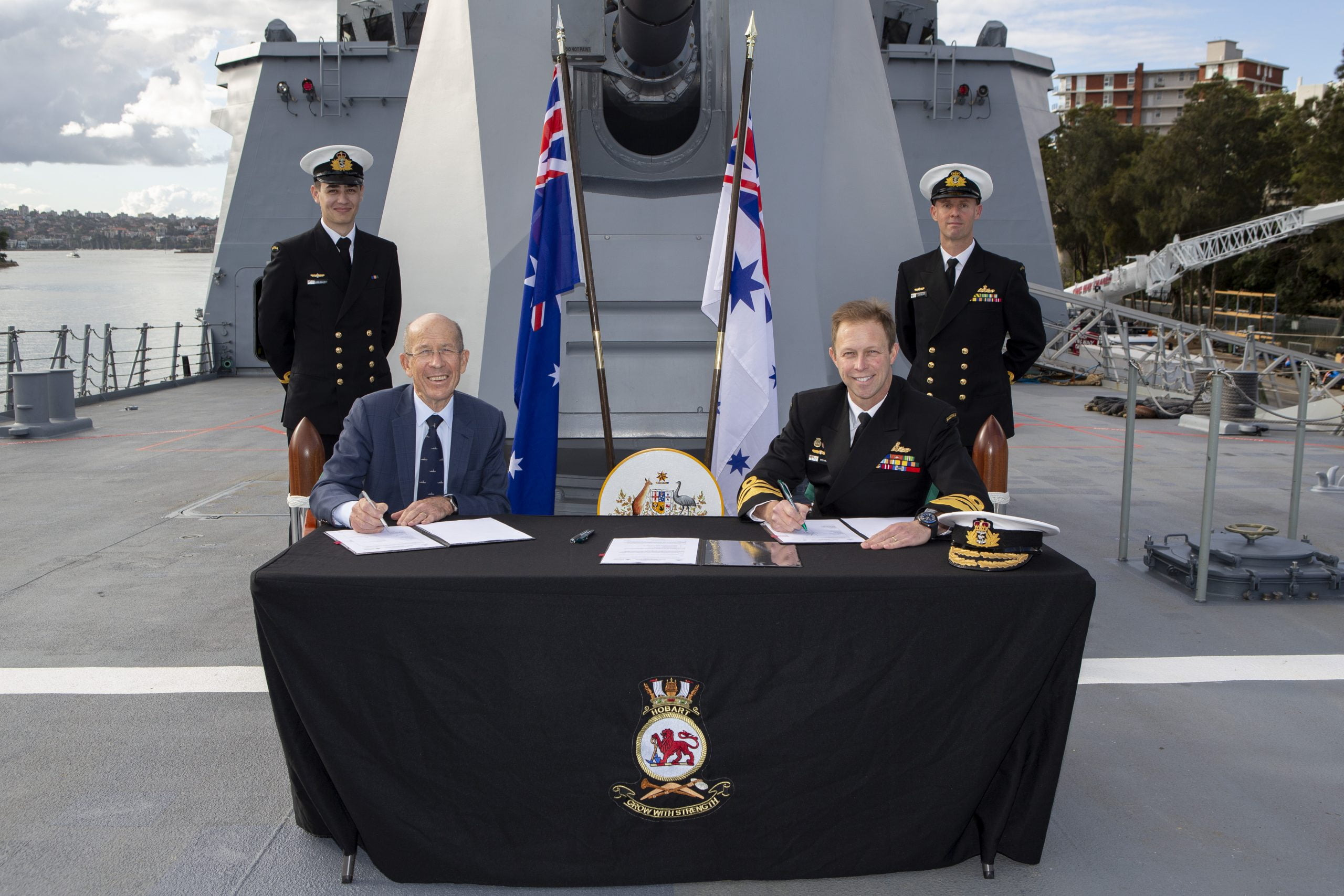 Defence Department signs ‘strategic agreement’ with Navantia for ship support in Australia