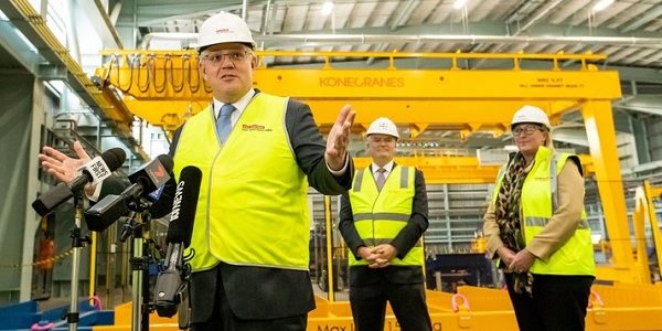 PM visits BAE Systems to check on national shipbuilding endeavour