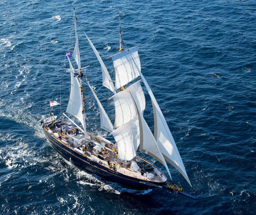 Young Endeavour supports Navy training