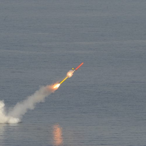 Exocet SM39 and MdCN firings from French submarine Suffren