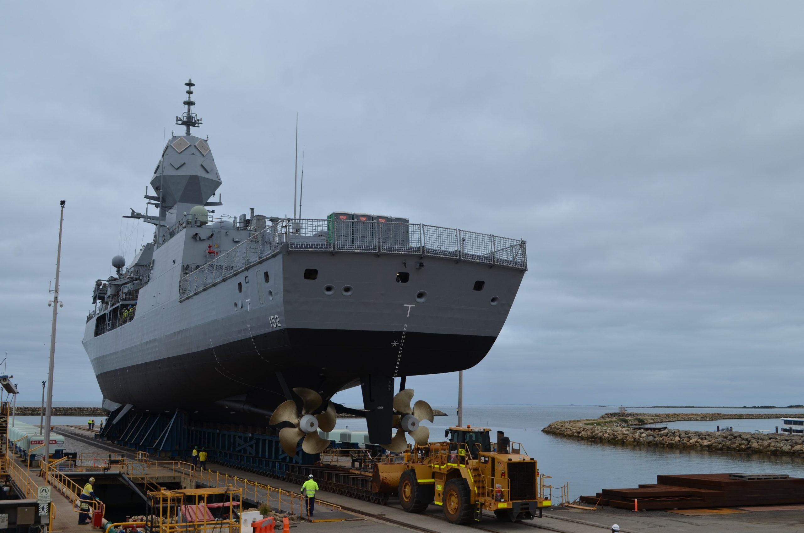 WAMA Alliance undocks third upgraded Anzac Class frigate