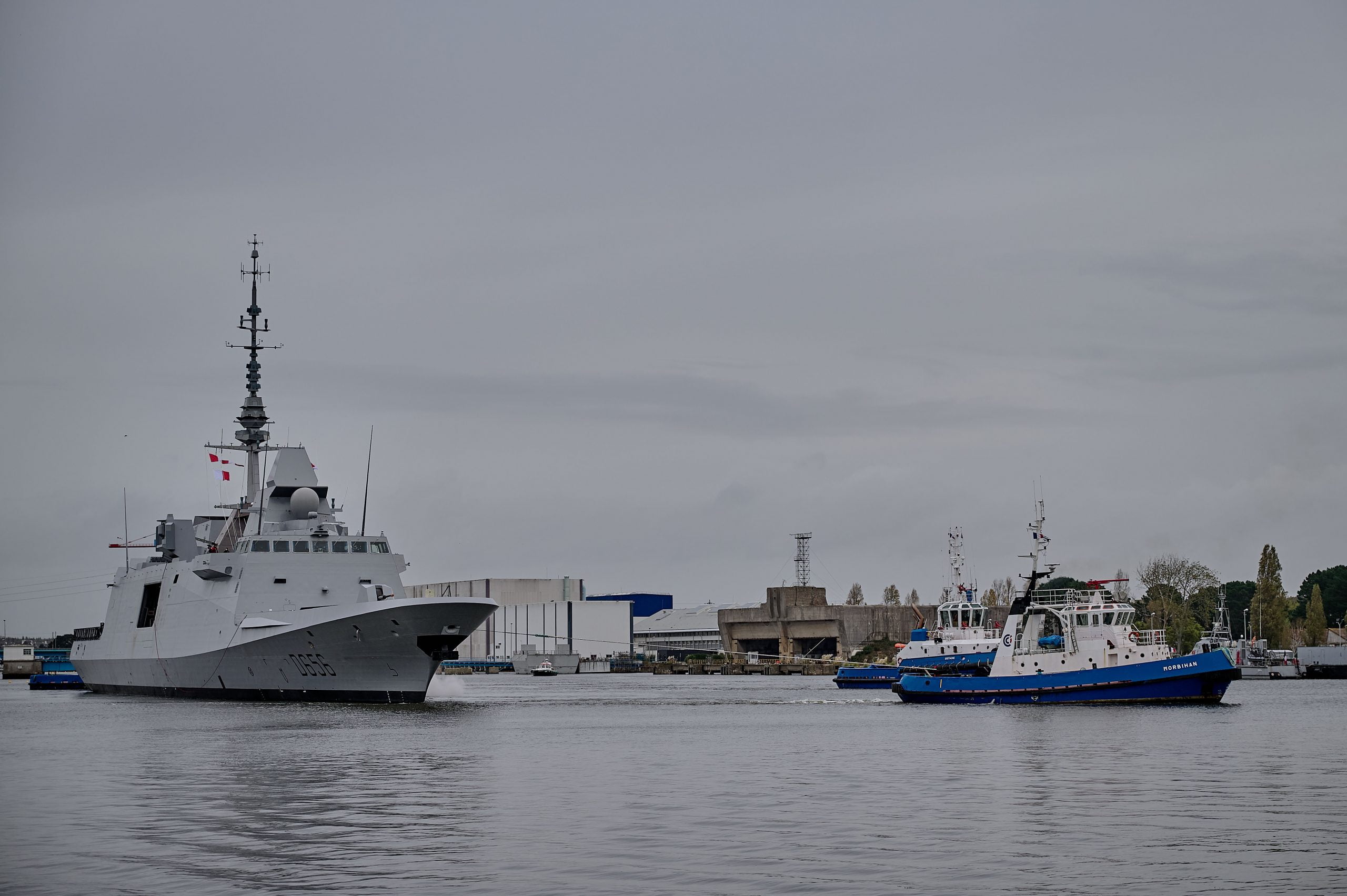 First sea trial of frigate FREMM DA Alsace
