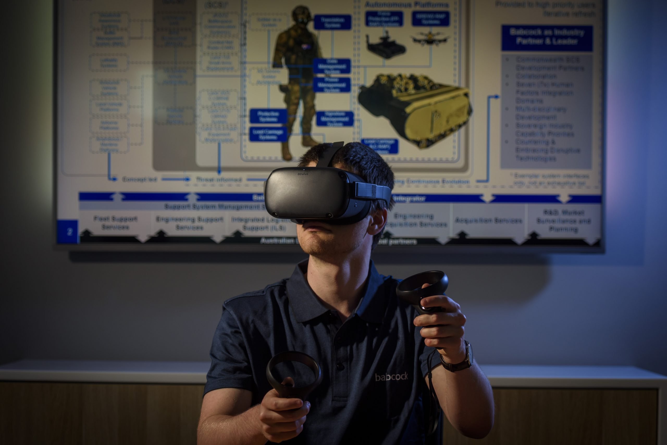 Babcock Australia using VR for LAND125 bid