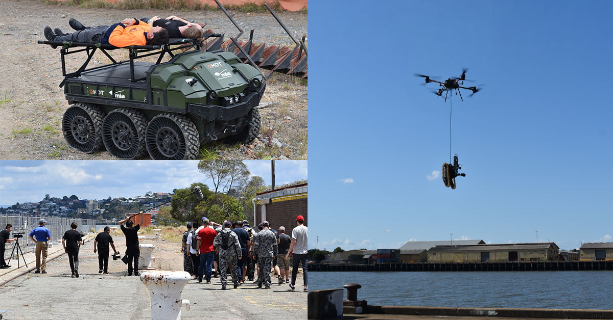 Robots tested in RAN exercise in Brisbane
