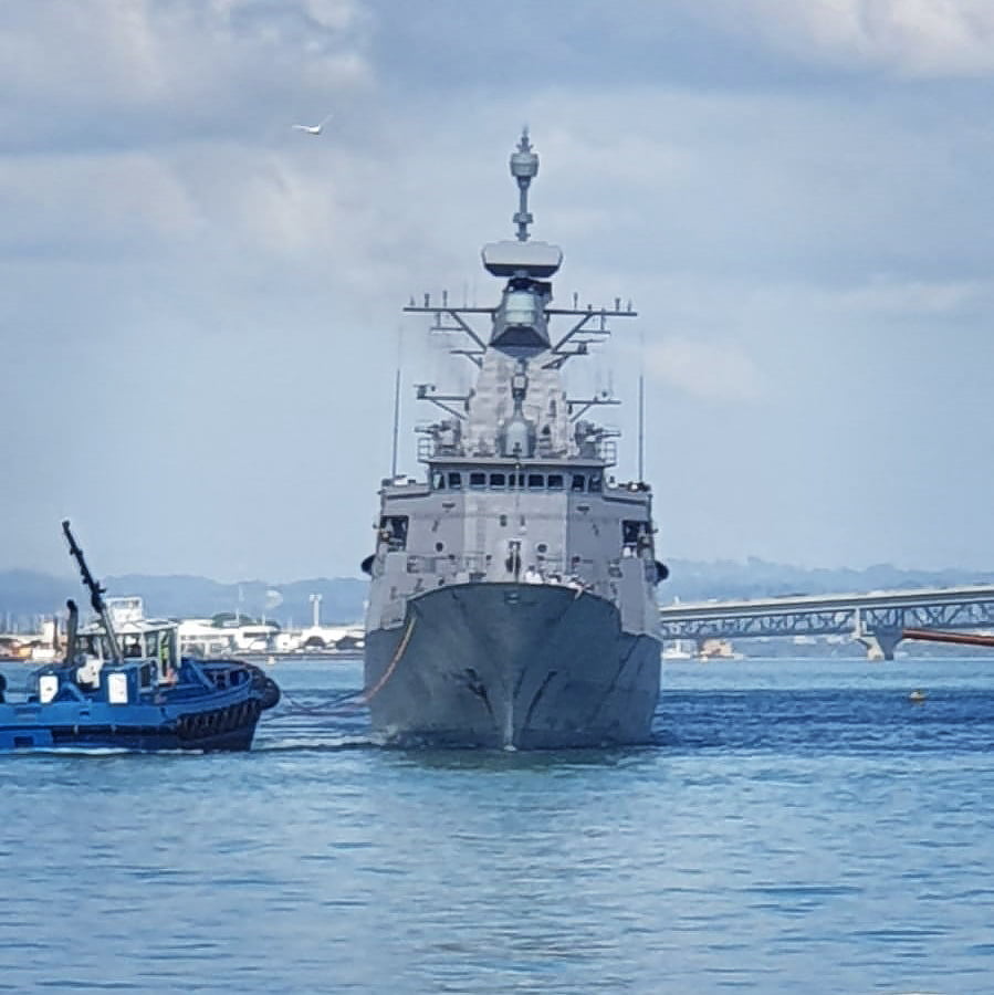 HMNZS Te Kaha arrives in New Zealand following capability upgrade