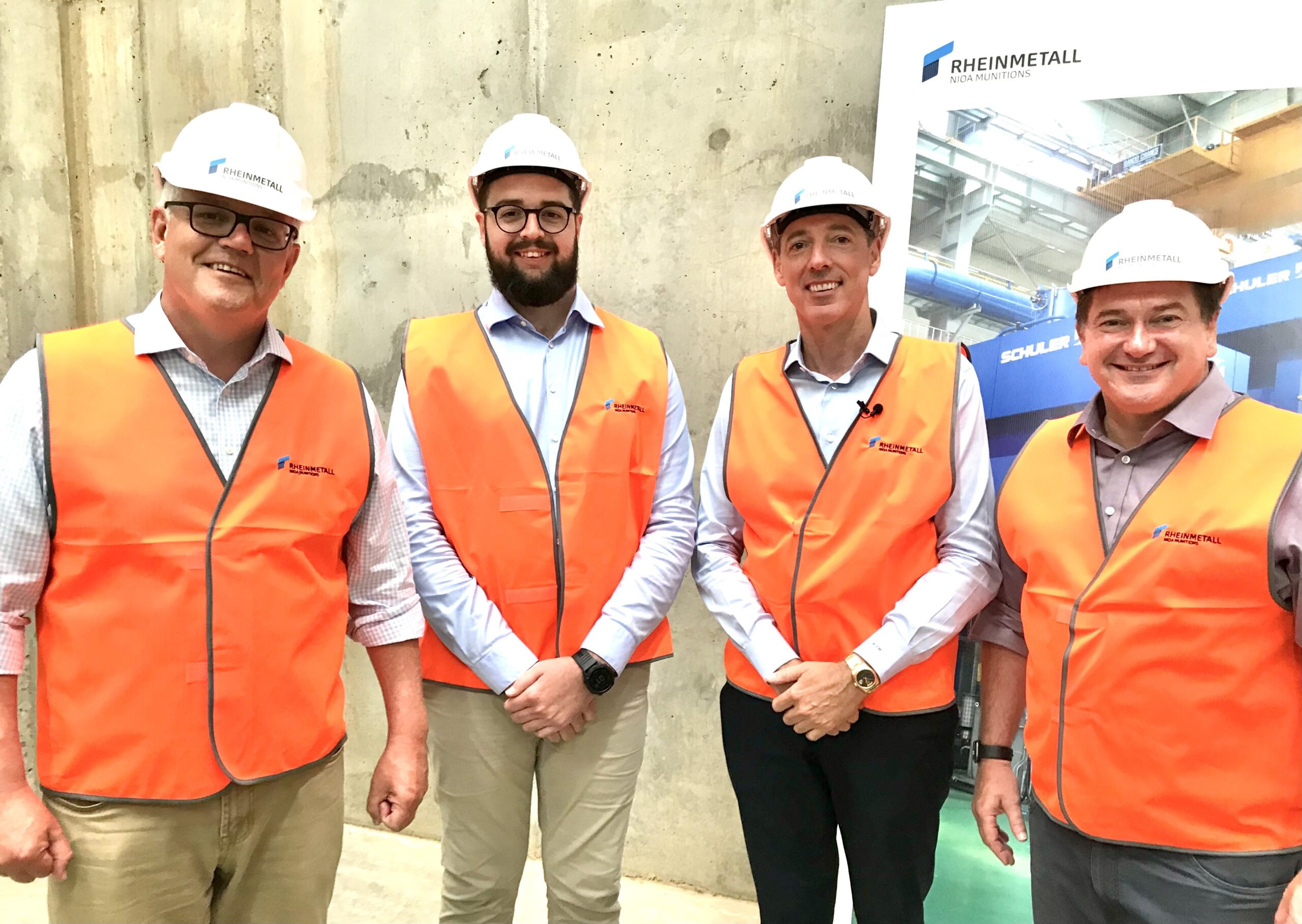 Prime minister tours Maryborough arms plant