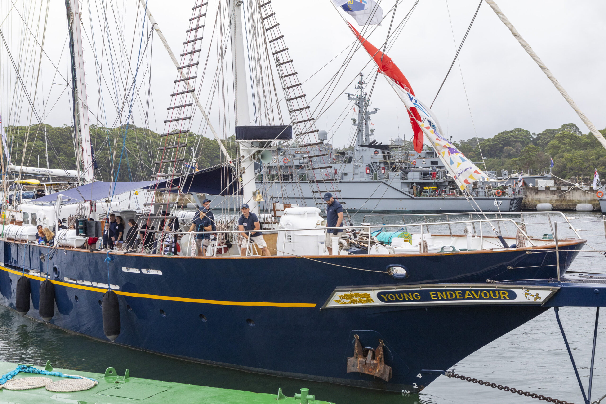 Young Endeavour returns to sea