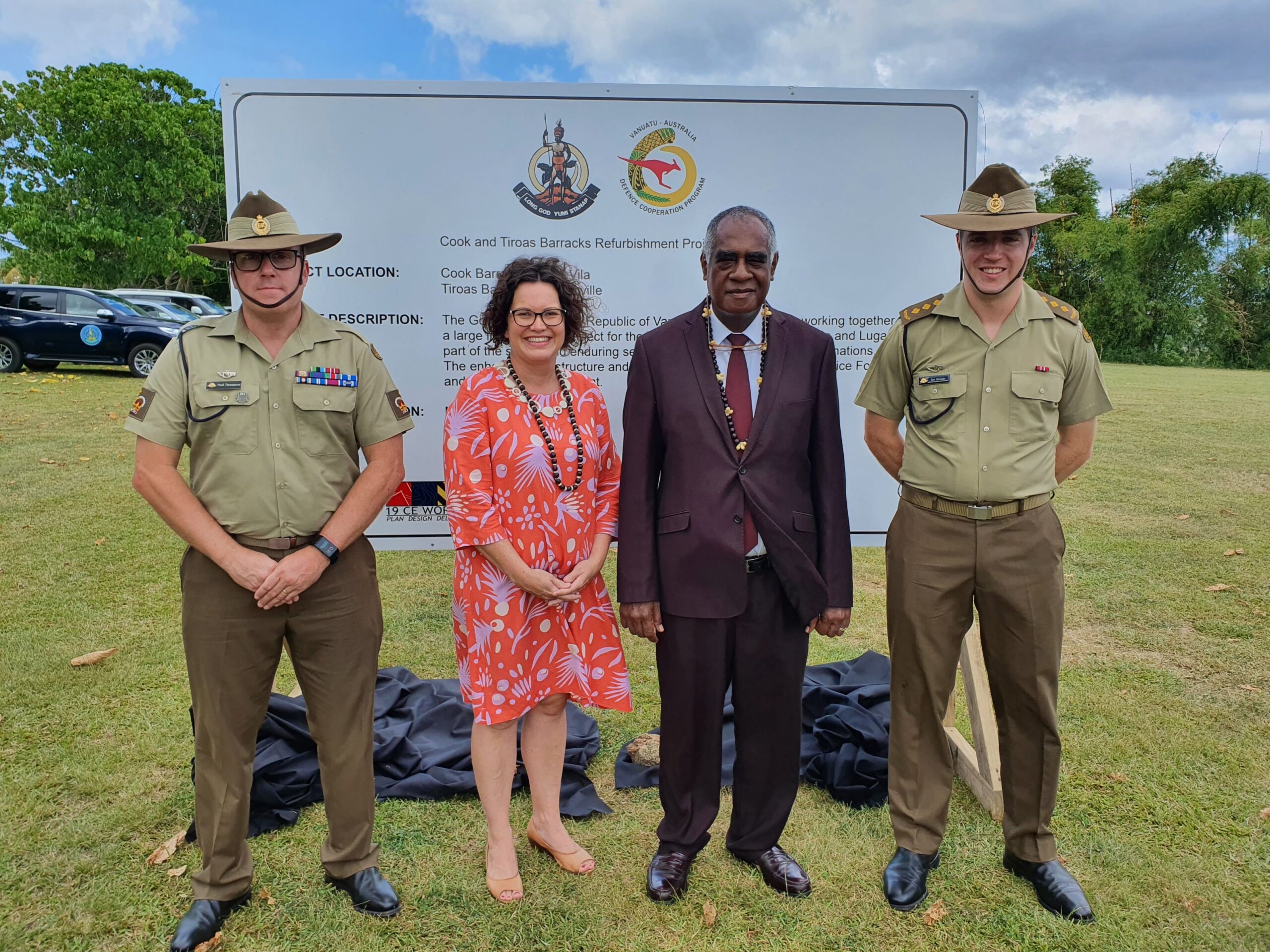 Construction begins on joint barracks project in Vanuatu