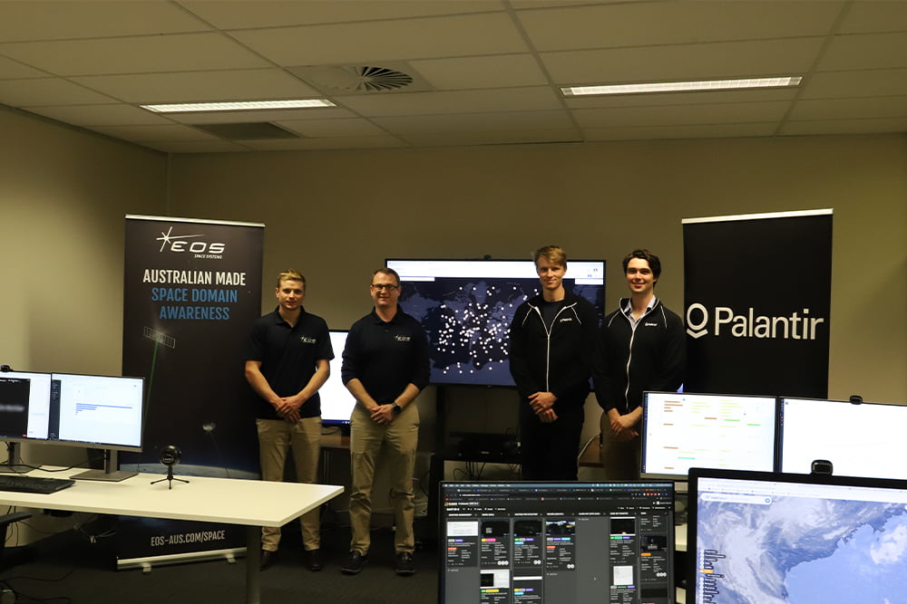 EOS Space Systems partners with Palantir Australia on space operations exercise