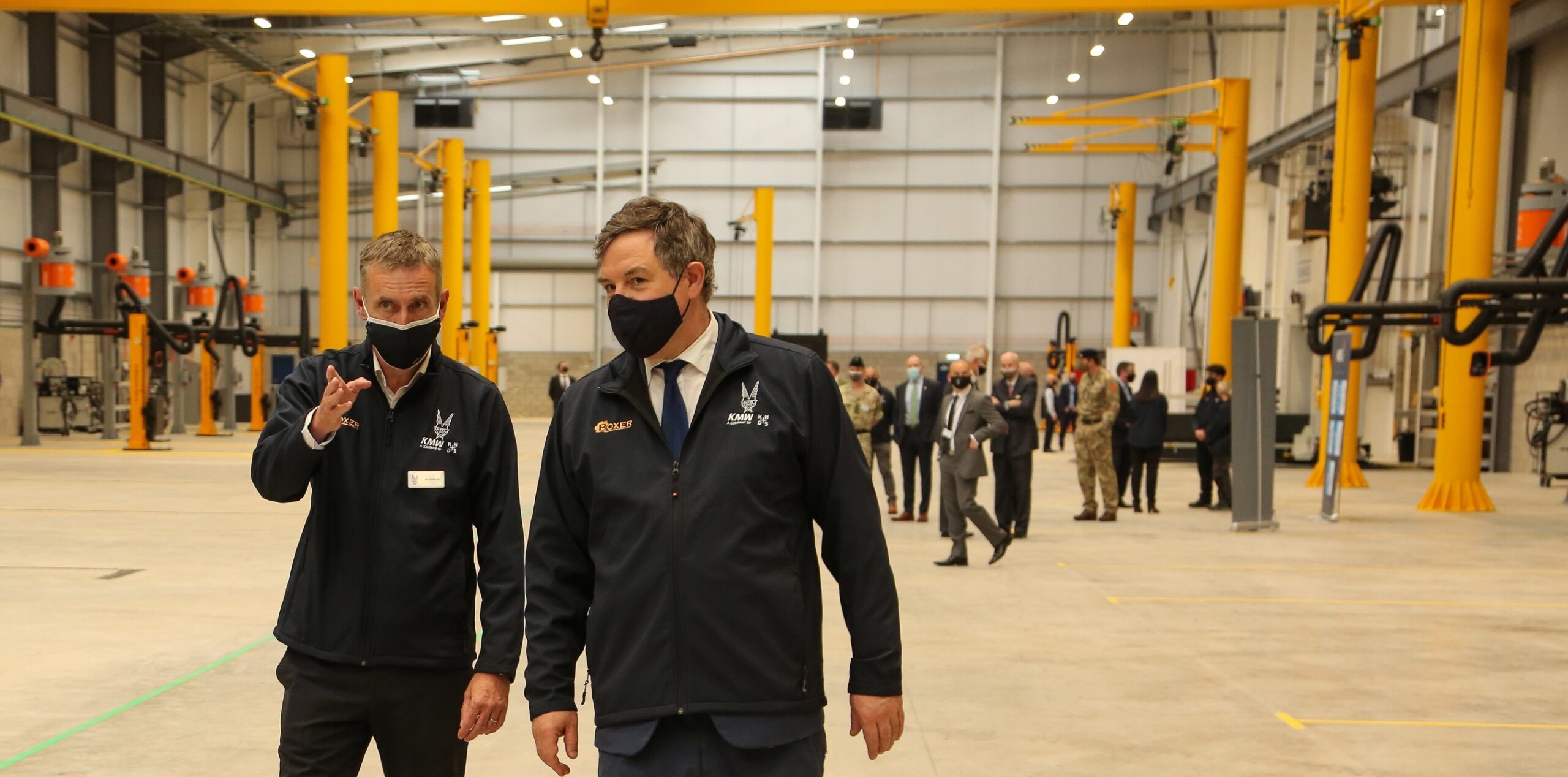 UK minister opens new Boxer armoured vehicle production facility