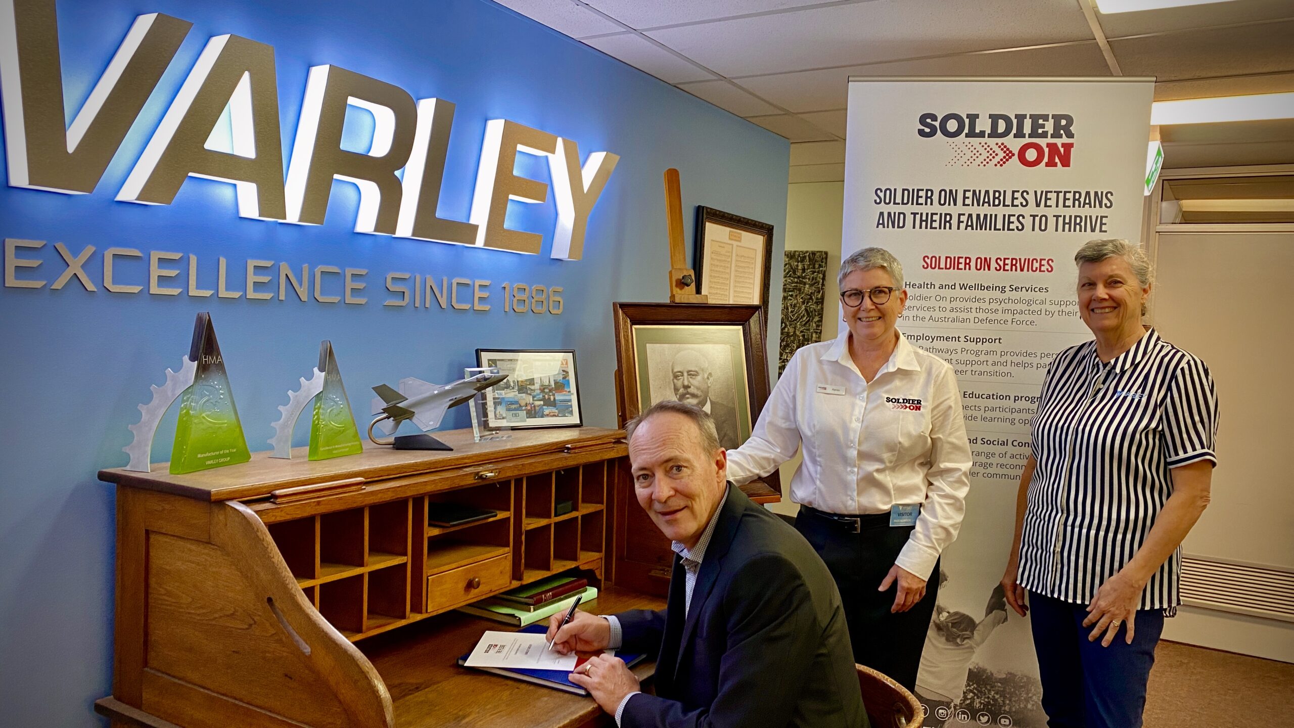 Varley Group joins Soldier On