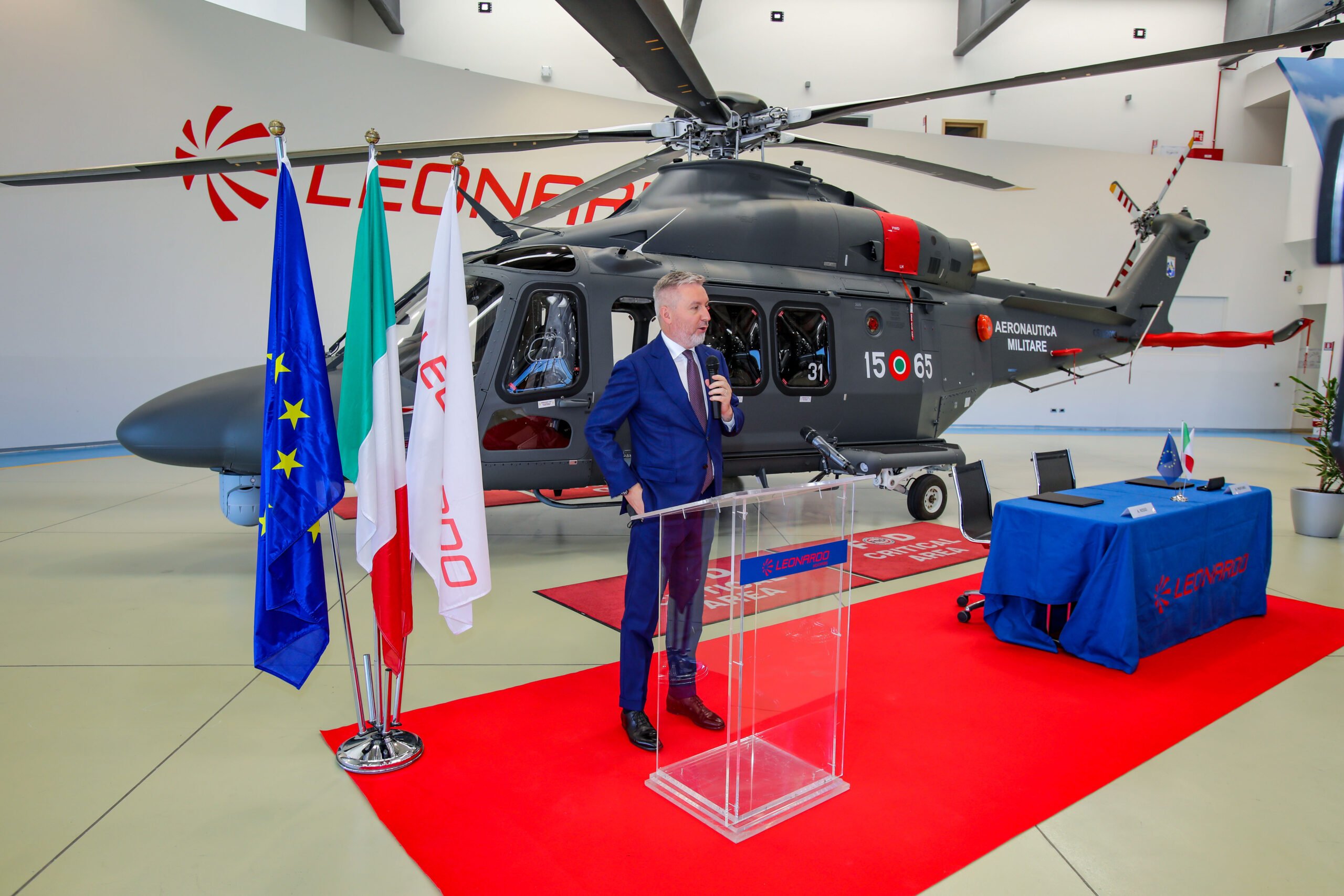 Leonardo delivers HH-139B helicopter to Italian Air Force