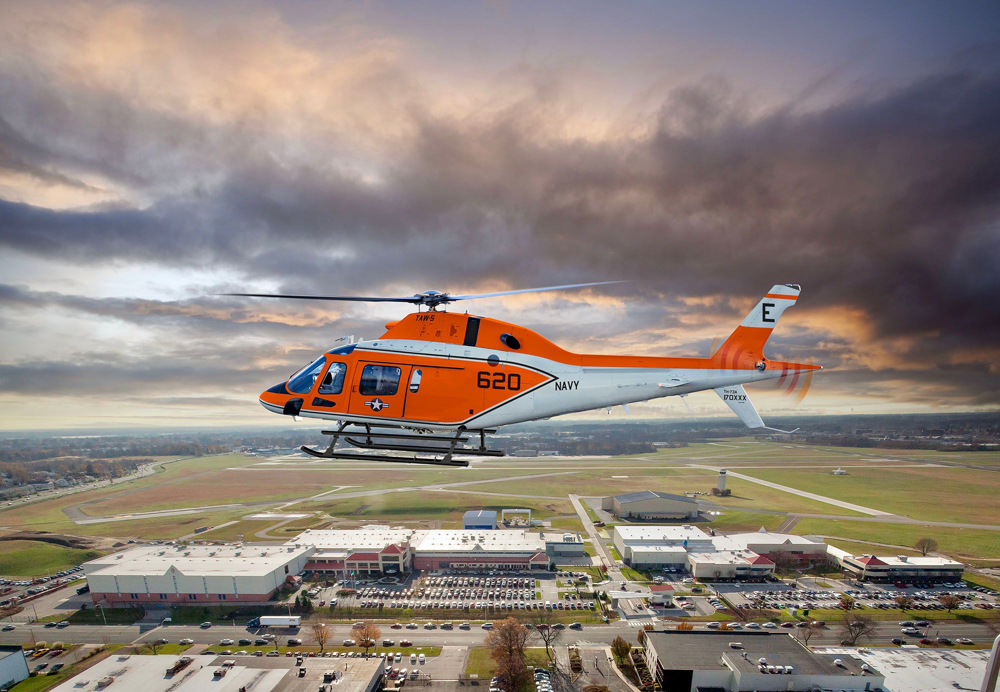 Leonardo delivers first TH-73A training helicopter to US Navy