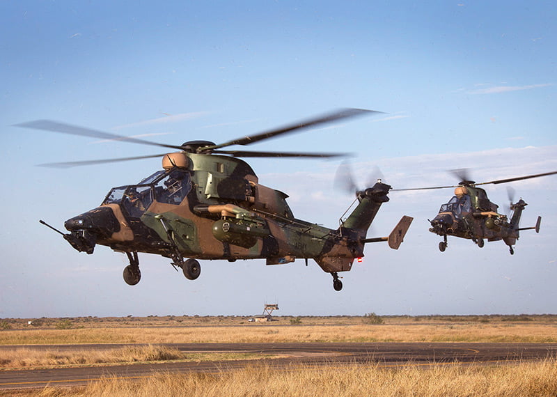 From the Magazine: ROOM FOR TWO ARMY ATTACK HELICOPTERS