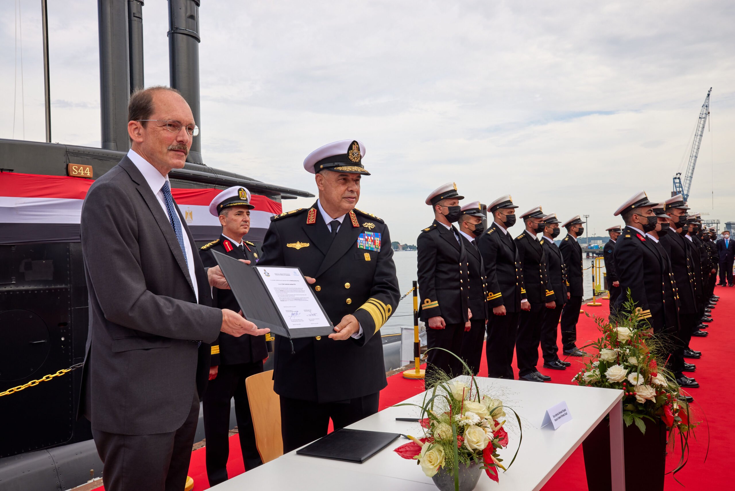 thyssenkrupp Marine Systems hands over fourth submarine to Egyptian Navy