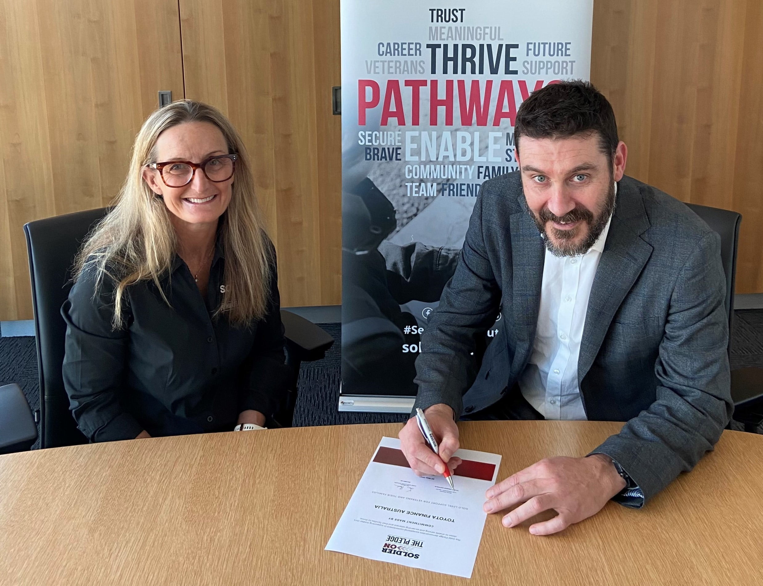Toyota Finance Australia signs on to Soldier On