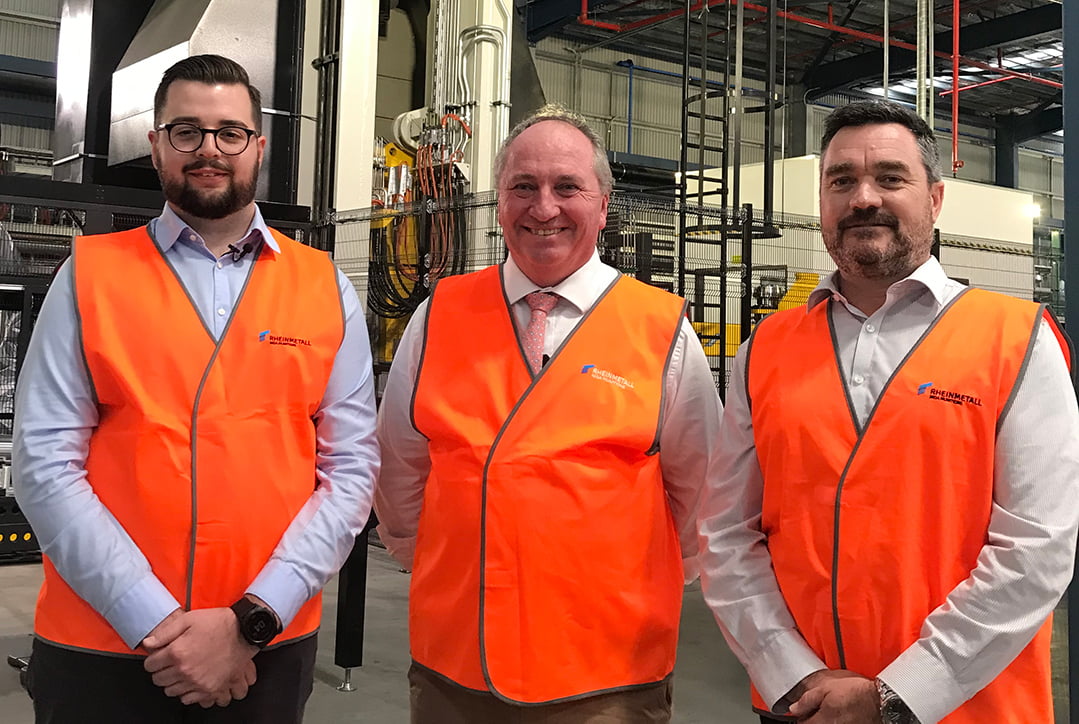 Deputy PM visit marks Maryborough munitions plant milestone