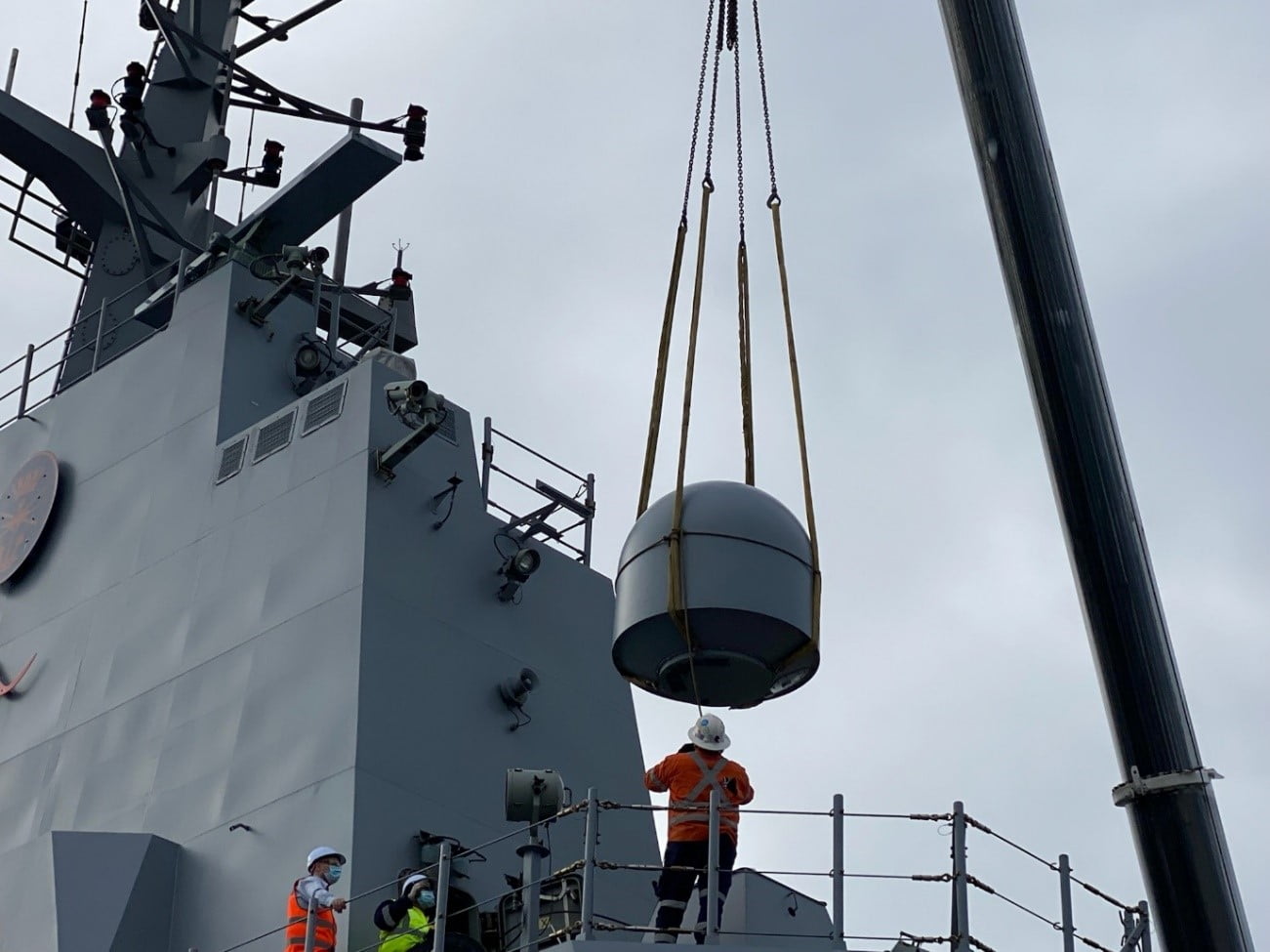Navantia Australia delivers satcom upgrade for HMAS Canberra
