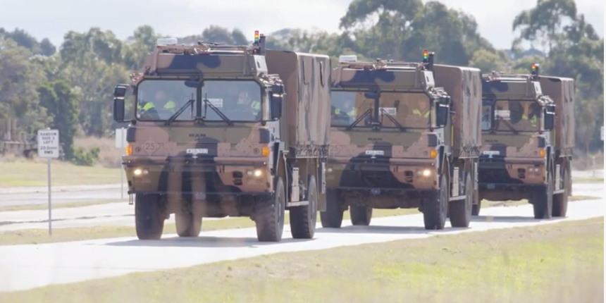 Australian Army autonomous trucks pass road trials