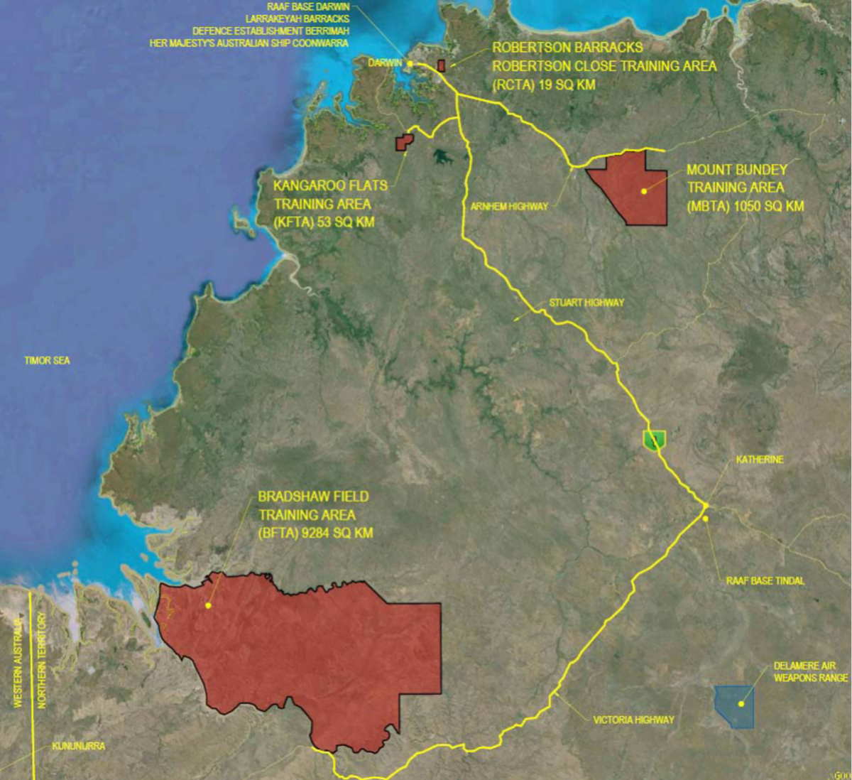 Jobs created with upgrades to Defence training areas