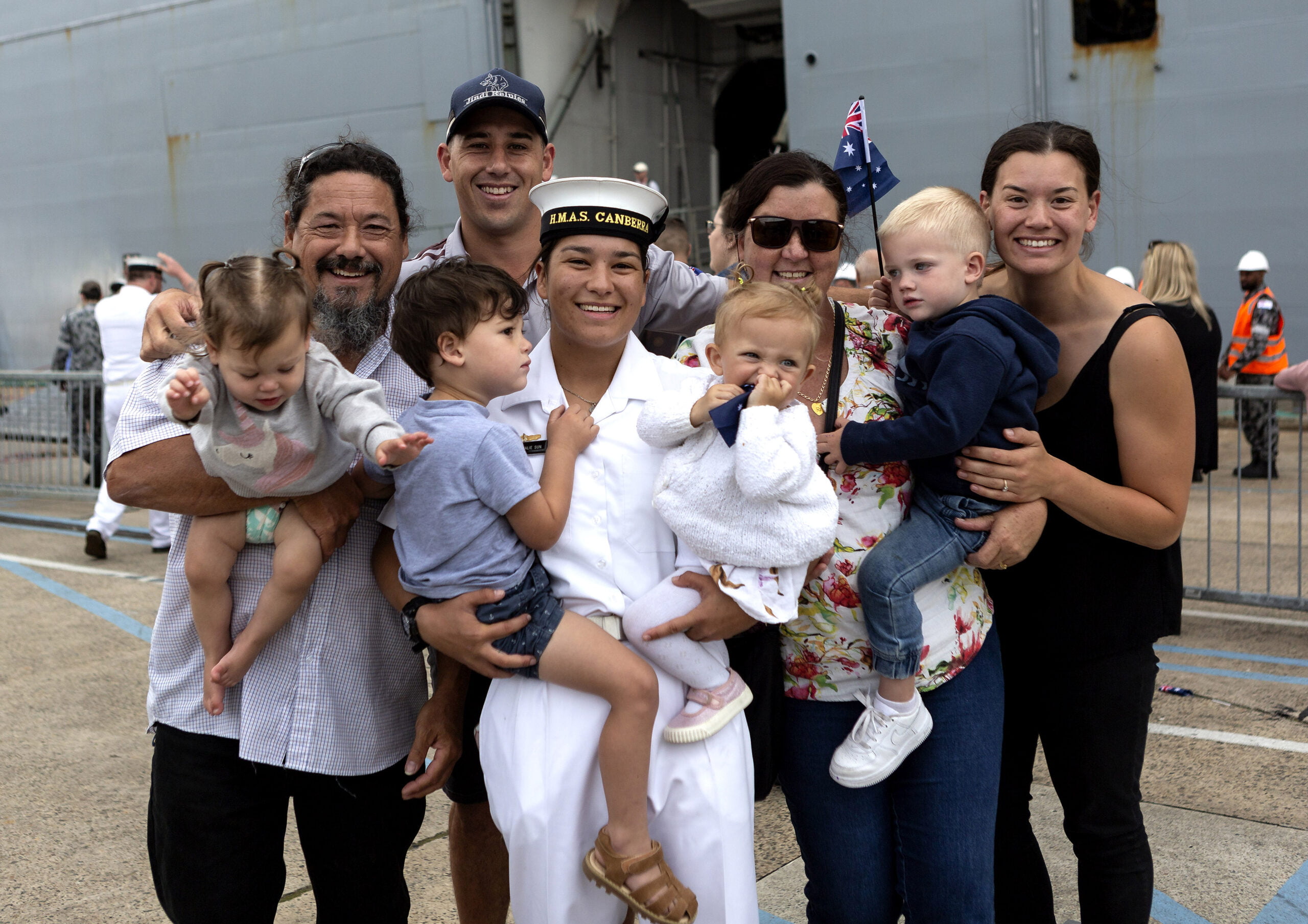 HMAS Canberra returns from deployment