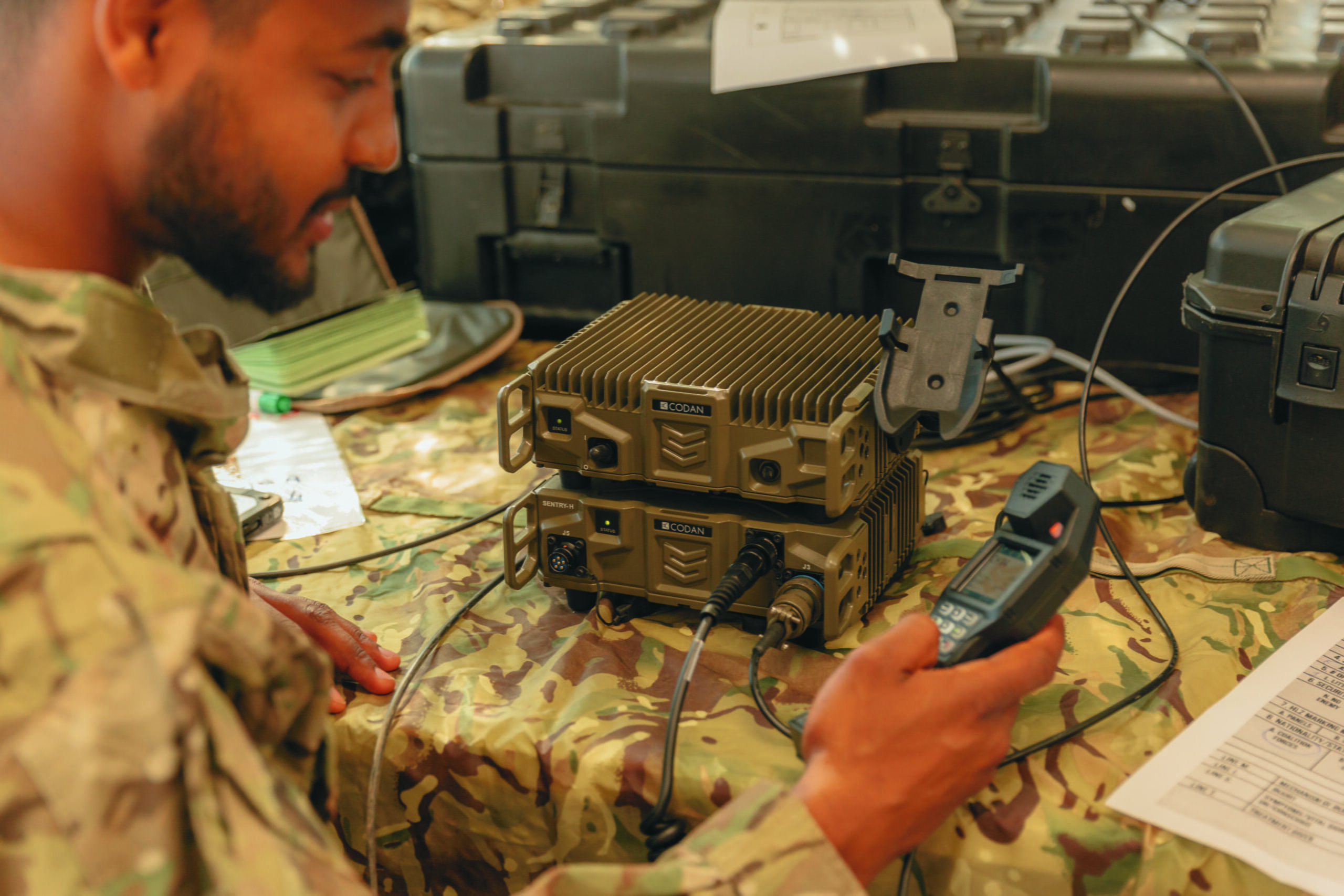 C4 EDGE partners demo BLOS comms