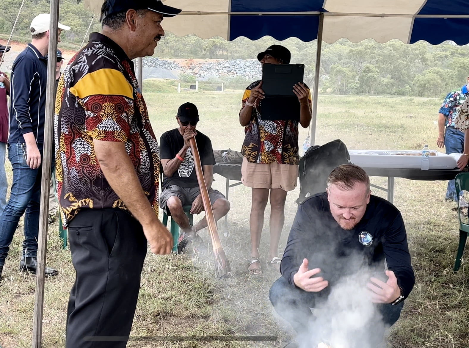 Smoke ceremony ahead of Gilmour Space site gaining council approval for early work
