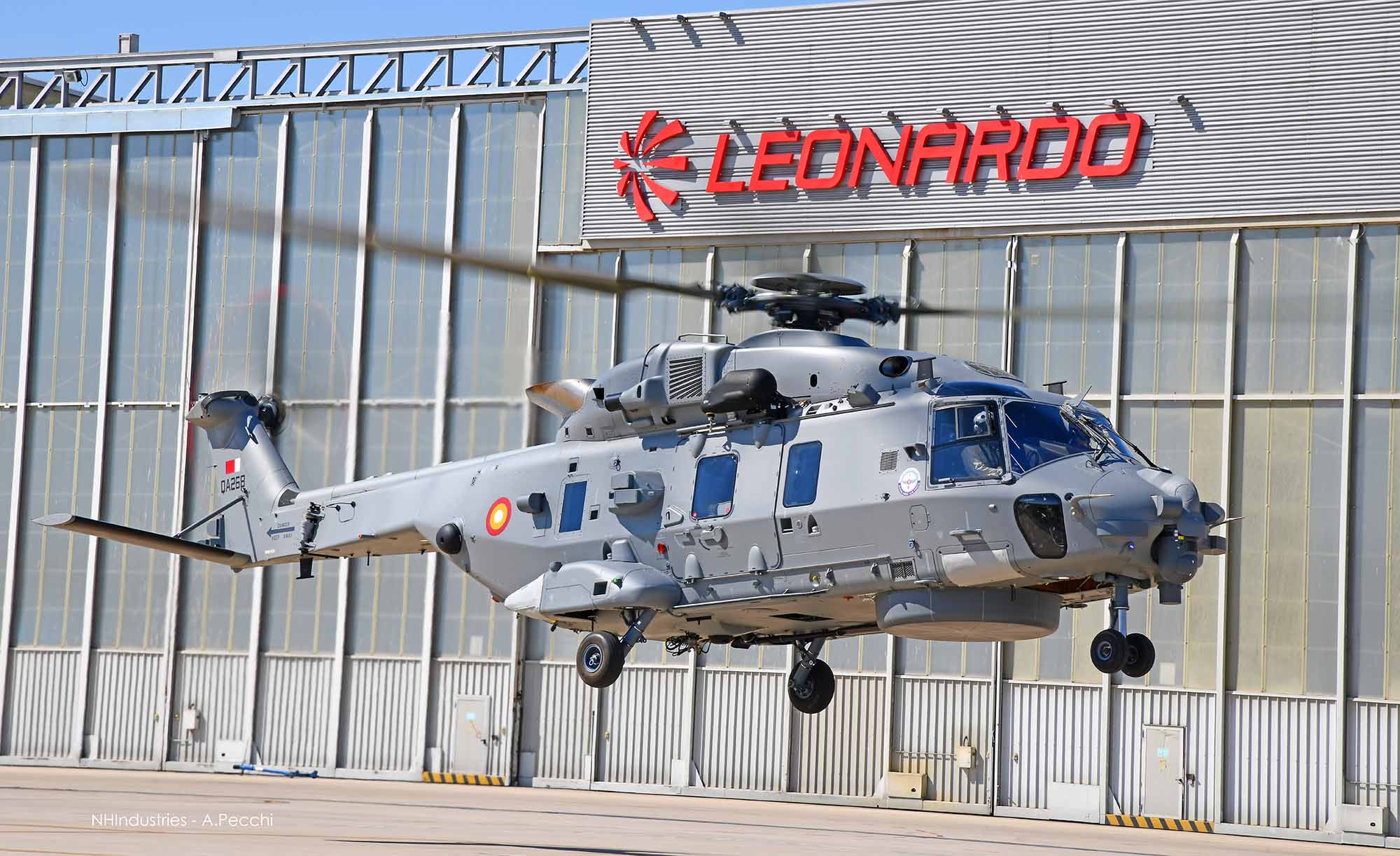 Leonardo announces delivery of Qatar’s first two NH90 NFH naval helicopters