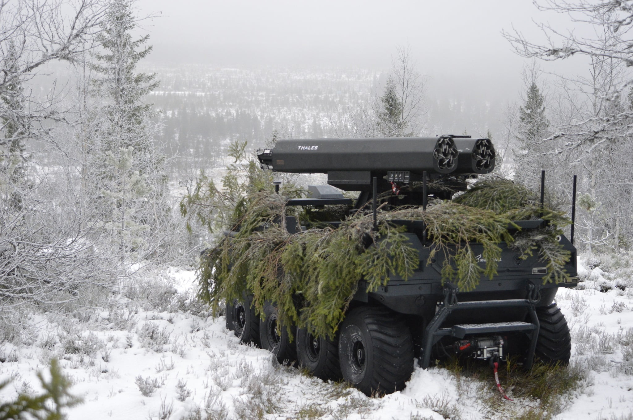 Successful live-fire demo of Rheinmetall Mission Master SP and Thales 70mm guided rockets
