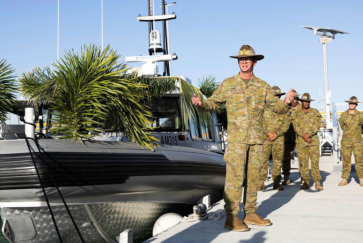 Army chief attends naming ceremony for support craft