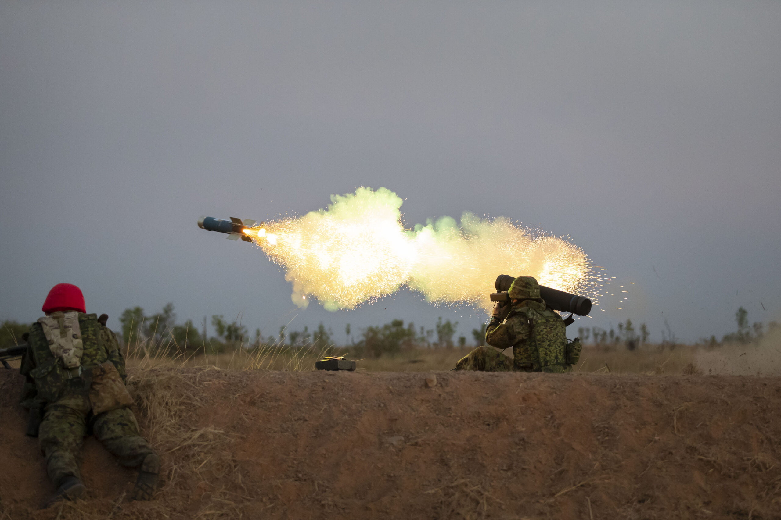 Exercise Southern Jackaroo underway at Shoalwater Bay