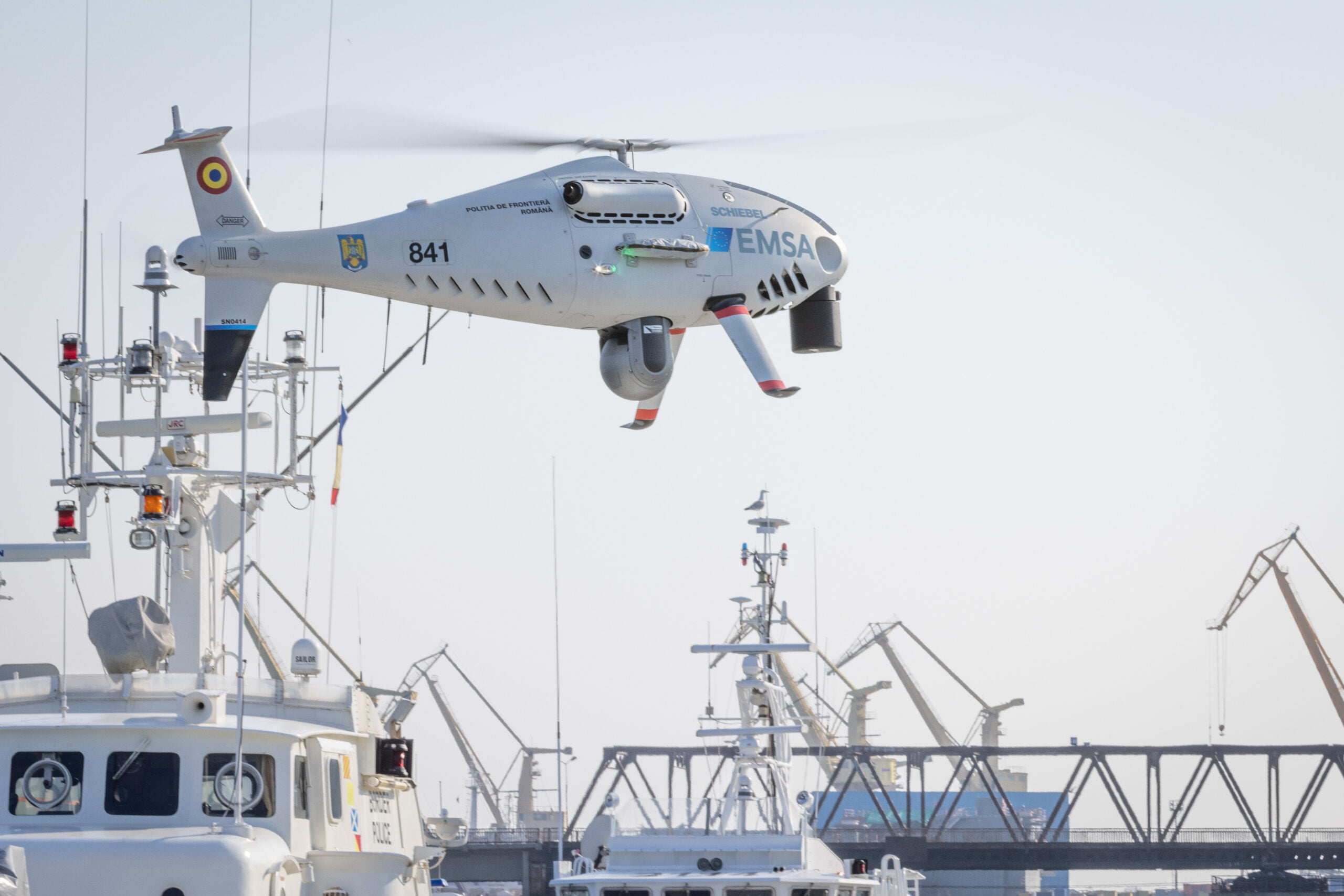 Schiebel CAMCOPTER rolled out again in Romania