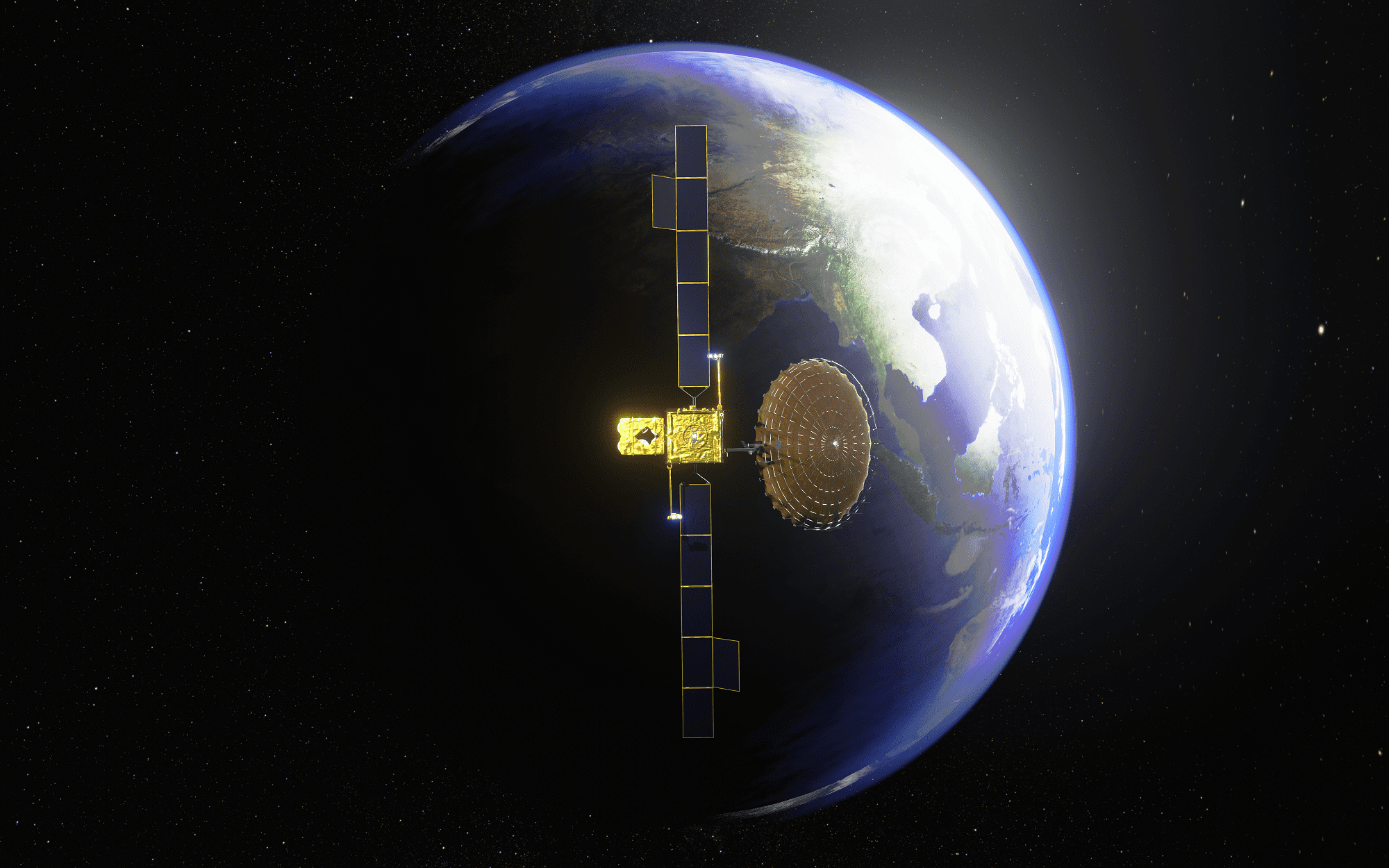 MOST SOPHISTICATED COMMERCIAL COMMUNICATIONS SATELLITE EVER REACHES GEOSTATIONARY ORBIT, BEGINS ON-ORBIT TESTING