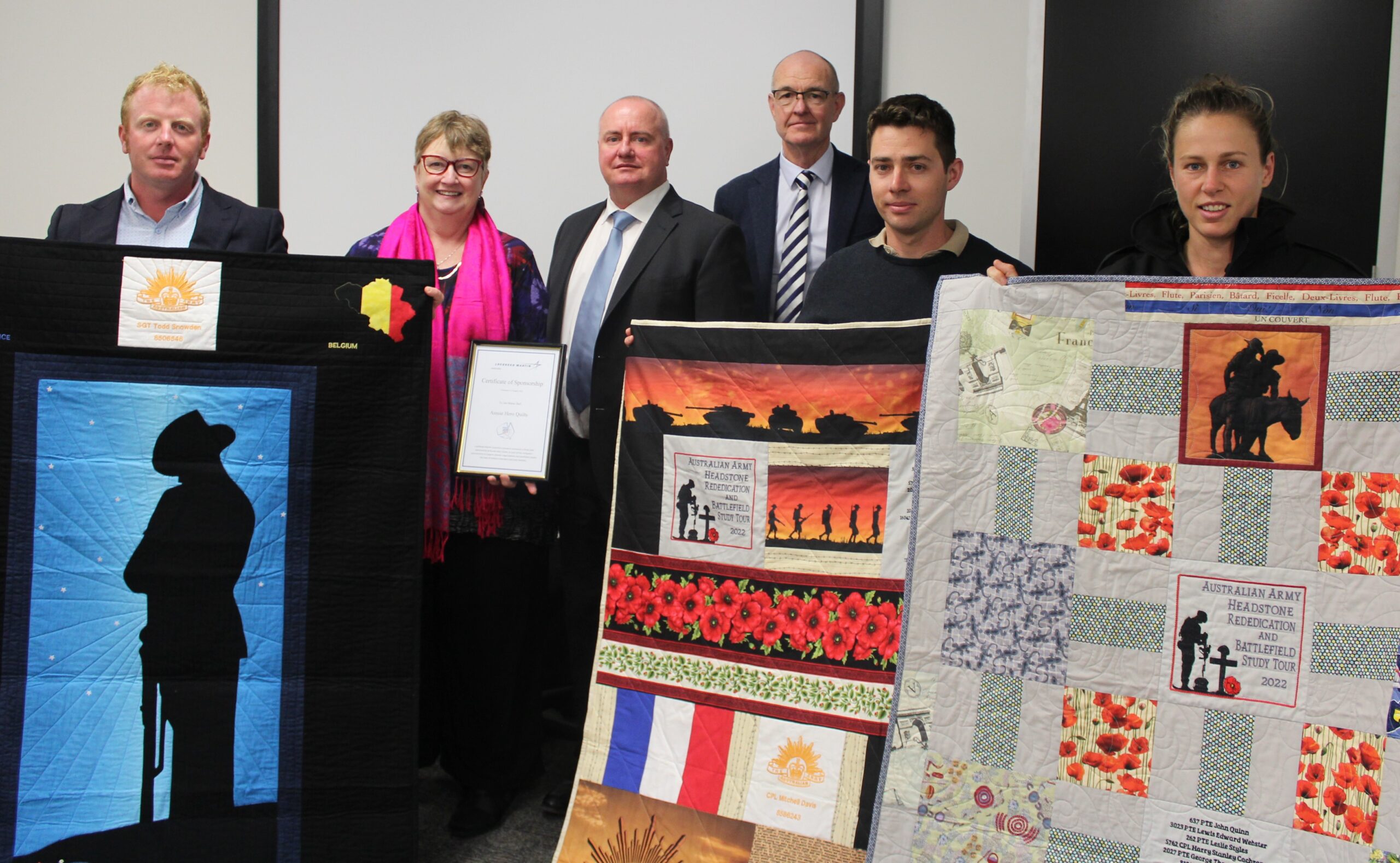 Lockheed Martin Australia Supports Aussie Hero Quilts