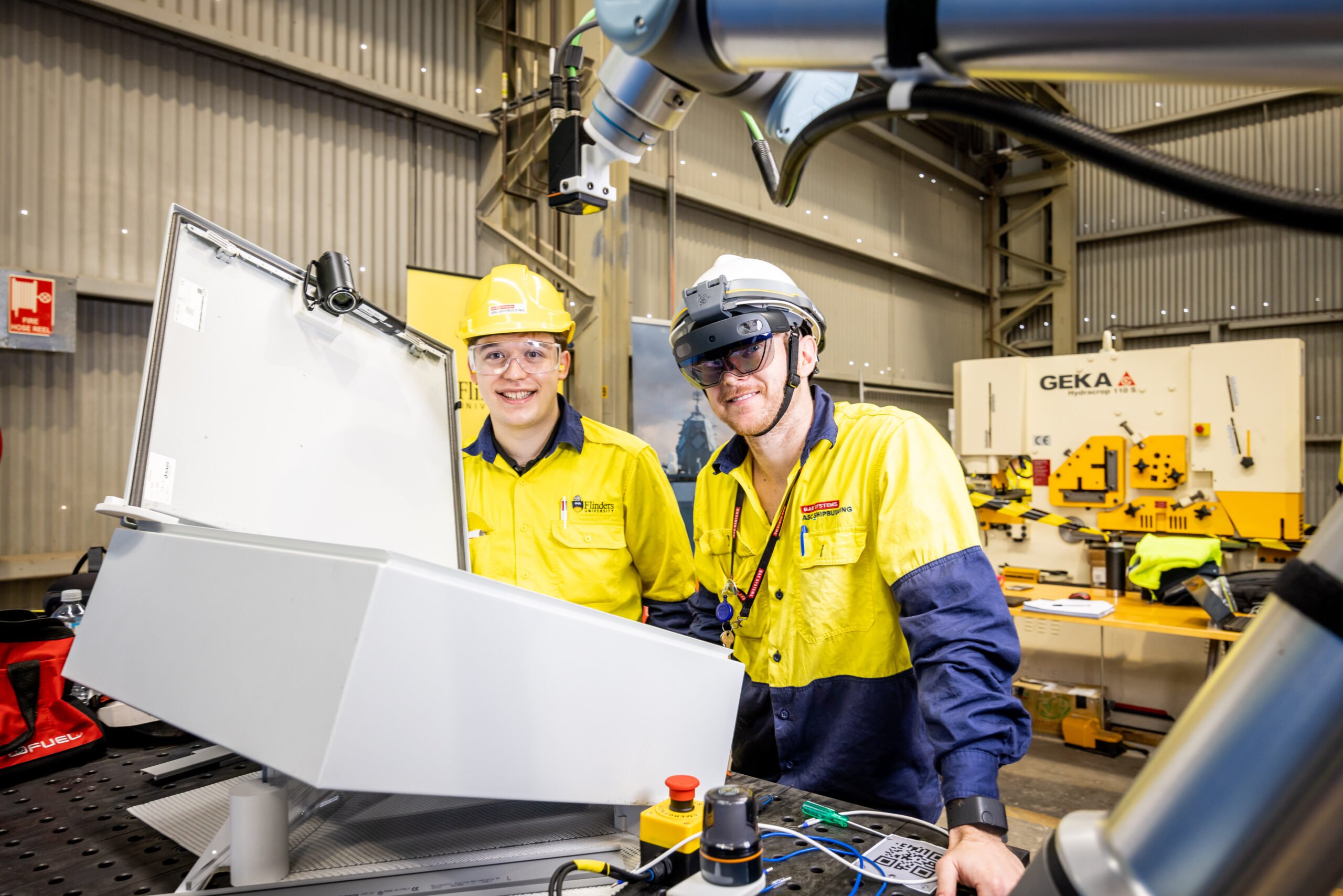 Digital technology trials at Osborne Naval Shipyard