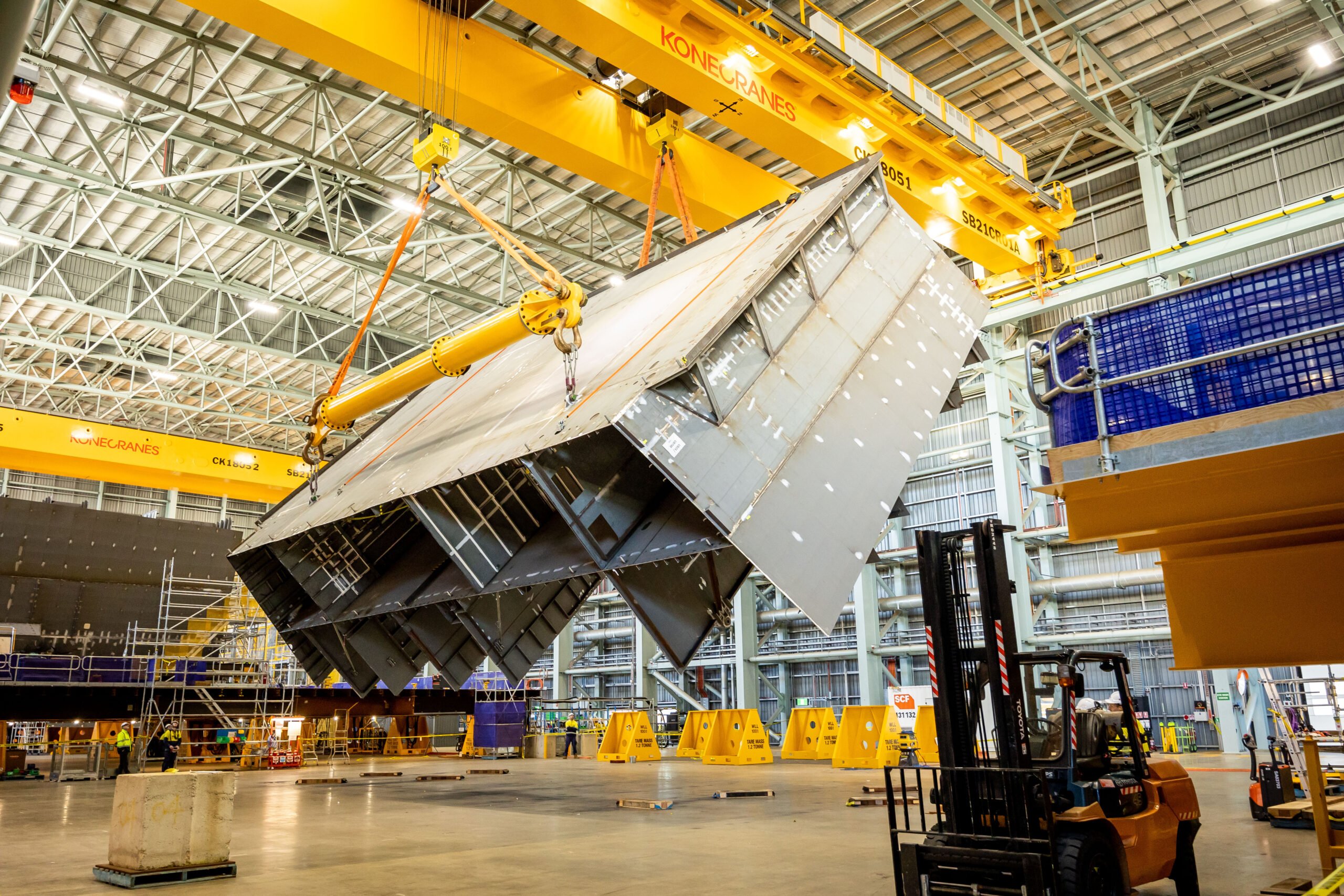 Successful frigate block construction propels Hunter program forward