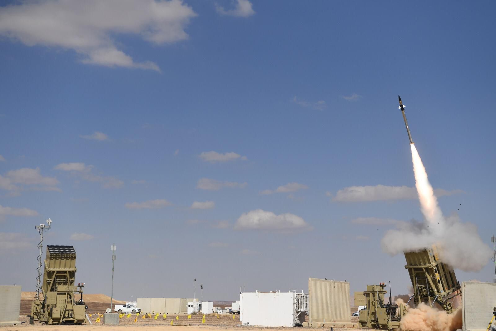 US Marines perform live fire test of Iron Dome