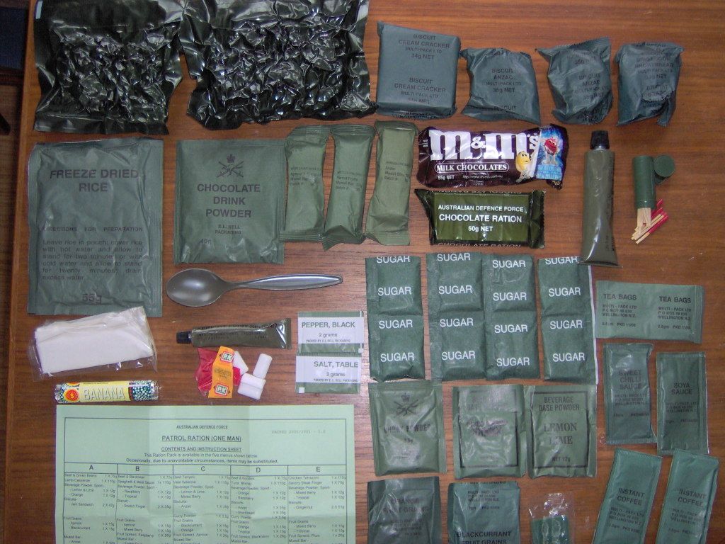 Defence ration packs go green