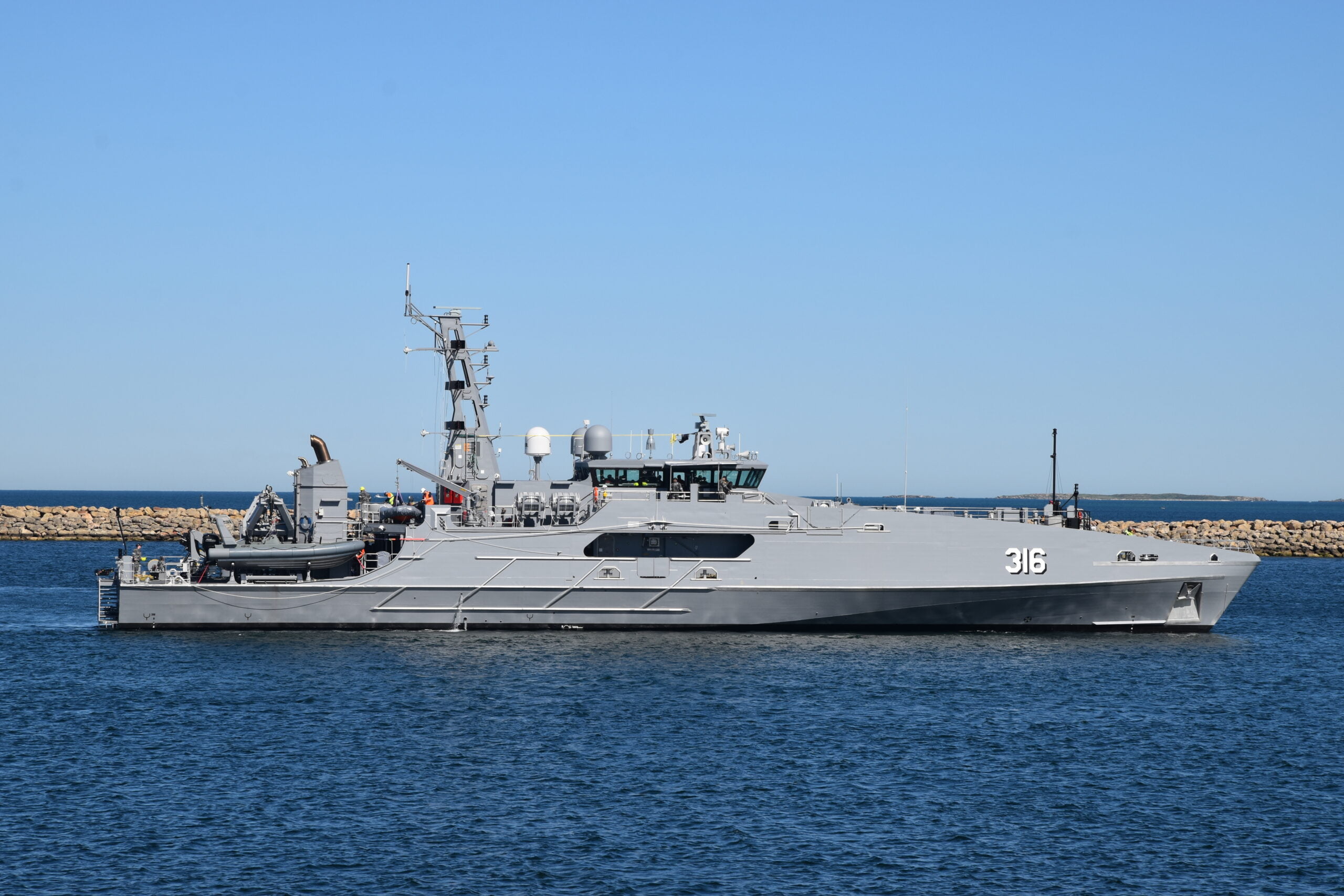Austal delivers 3rd Evolved Cape-class Patrol Boat